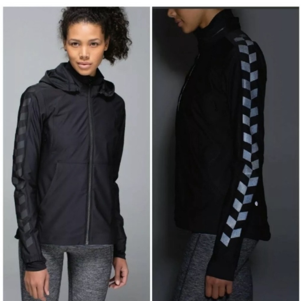 ❤️ Lululemon Feelin Frosty Jacket 10 Black $198